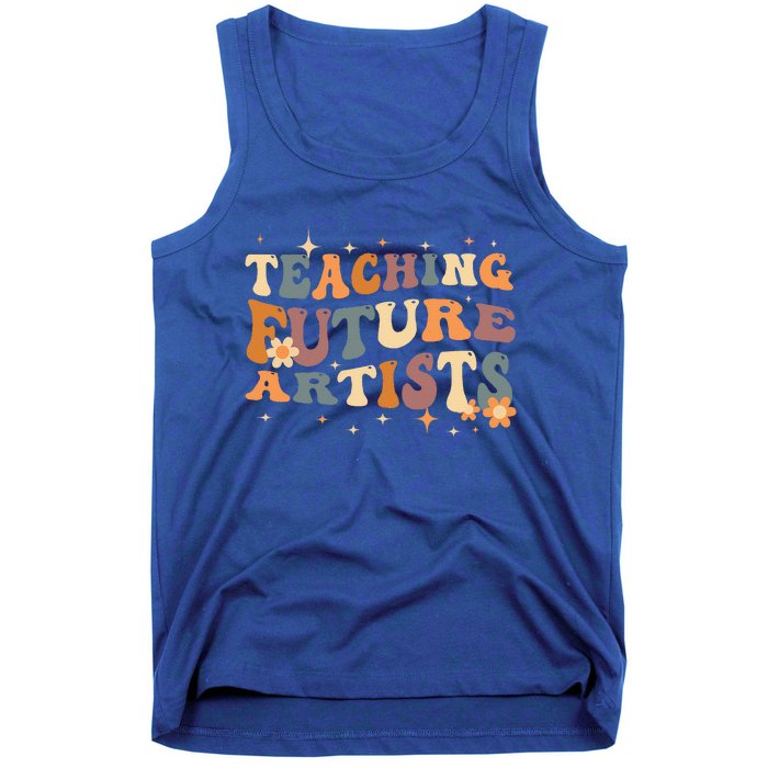 Teaching Future Artists Retro Teacher Students Tank Top