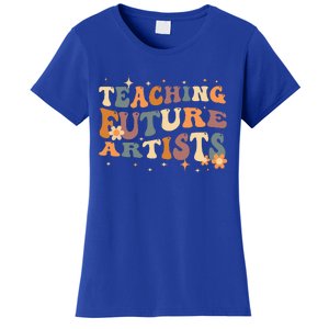 Teaching Future Artists Retro Teacher Students Women's T-Shirt