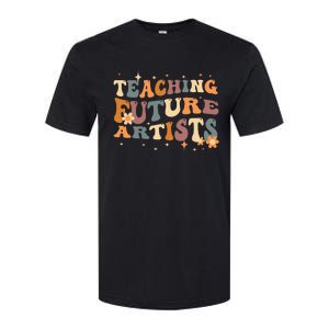 Teaching Future Artists Retro Teacher Students Softstyle CVC T-Shirt