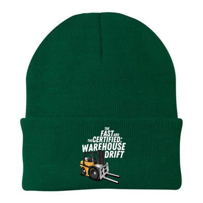 The Fast And The Certified Warehouse Drift Forklift Operator Knit Cap Winter Beanie