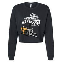 The Fast And The Certified Warehouse Drift Forklift Operator Cropped Pullover Crew