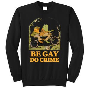 The Frog And The Toad Are Gay, Do Crime, Funny Graphic Sweatshirt