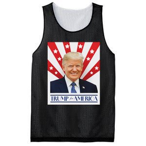 Trump For America 2024 Presidential Election Mesh Reversible Basketball Jersey Tank