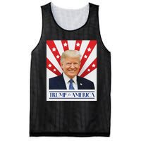 Trump For America 2024 Presidential Election Mesh Reversible Basketball Jersey Tank