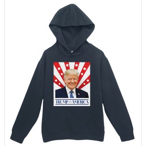 Trump For America 2024 Presidential Election Urban Pullover Hoodie