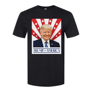 Trump For America 2024 Presidential Election Softstyle CVC T-Shirt