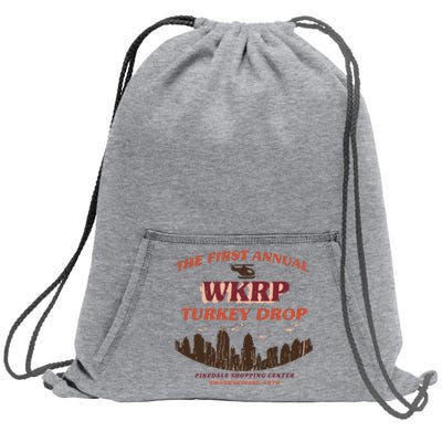 The First Annual Wkrp Turkey Drop Sweatshirt Cinch Pack Bag