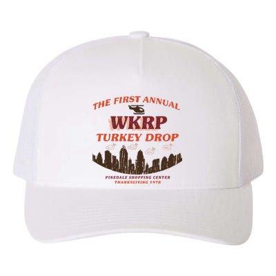 The First Annual Wkrp Turkey Drop Yupoong Adult 5-Panel Trucker Hat