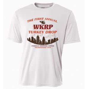 The First Annual Wkrp Turkey Drop Cooling Performance Crew T-Shirt