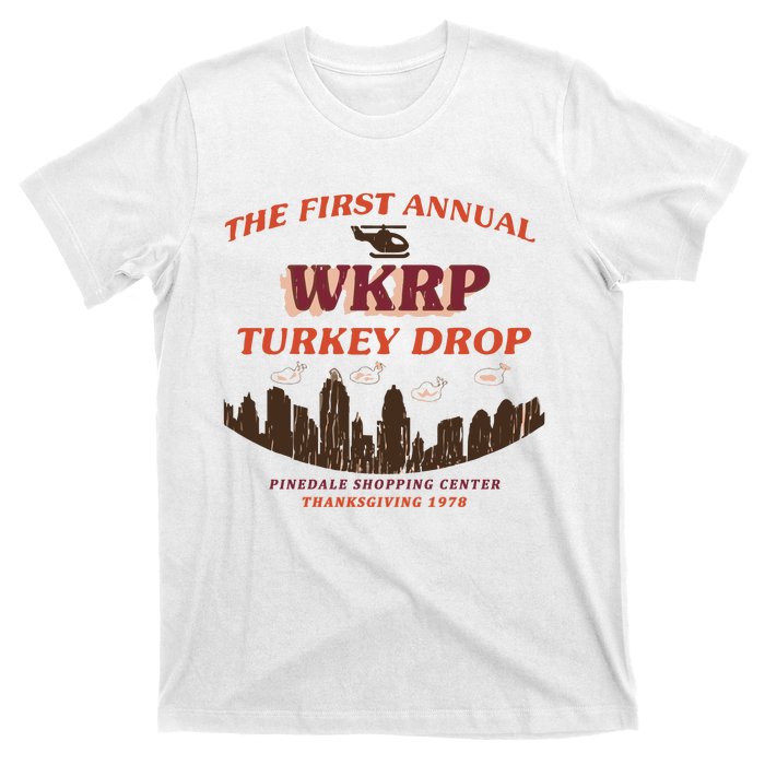 The First Annual Wkrp Turkey Drop T-Shirt