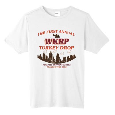 The First Annual Wkrp Turkey Drop Tall Fusion ChromaSoft Performance T-Shirt