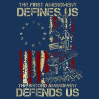 The First Amendment Defines Us American Flag Infant Baby Jersey Bodysuit