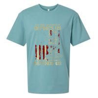 The First Amendment Defines Us American Flag Sueded Cloud Jersey T-Shirt