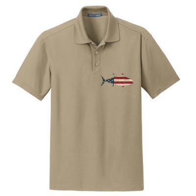 Tuna Fishing American Flag Vintage Patriotic Fisherman Gift Great Gift Dry Zone Grid Polo