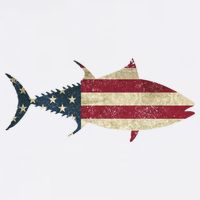 Tuna Fishing American Flag Vintage Patriotic Fisherman Gift Great Gift Hat