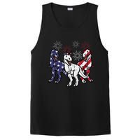 Trex Fireworks American Dino 4th Of July Boy PosiCharge Competitor Tank