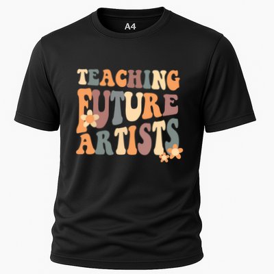 Teaching Future Artists Retro Teacher Students Performance Shirt