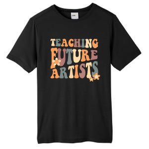 Teaching Future Artists Retro Teacher Students Tall Fusion ChromaSoft Performance T-Shirt