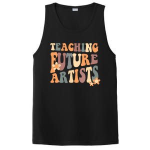 Teaching Future Artists Retro Teacher Students PosiCharge Competitor Tank