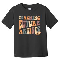 Teaching Future Artists Retro Teacher Students Toddler T-Shirt