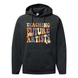 Teaching Future Artists groovy Teacher Students Performance Fleece Hoodie