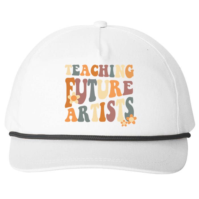 Teaching Future Artists groovy Teacher Students Snapback Five-Panel Rope Hat