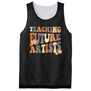 Teaching Future Artists groovy Teacher Students Mesh Reversible Basketball Jersey Tank