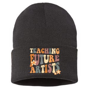 Teaching Future Artists groovy Teacher Students Sustainable Knit Beanie