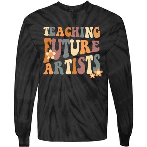 Teaching Future Artists groovy Teacher Students Tie-Dye Long Sleeve Shirt