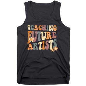 Teaching Future Artists groovy Teacher Students Tank Top