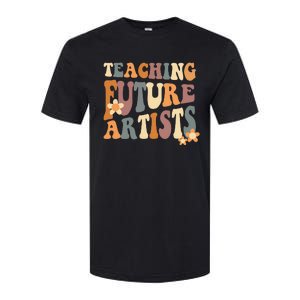 Teaching Future Artists groovy Teacher Students Softstyle CVC T-Shirt