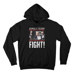 Trump Fist American Flag Patriotic Pride Hoodie