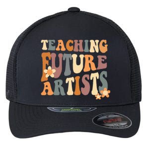 Teaching Future Artists Retro Teacher Students Wo Flexfit Unipanel Trucker Cap