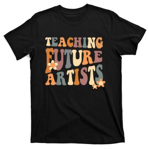 Teaching Future Artists Retro Teacher Students Wo T-Shirt