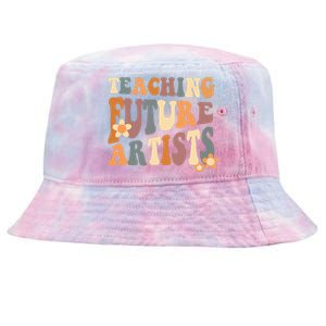 Teaching Future Artists Retro Teacher Students Wo Tie-Dyed Bucket Hat