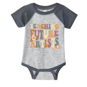 Teaching Future Artists Retro Teacher Students Wo Infant Baby Jersey Bodysuit