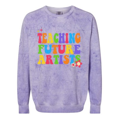 Teaching Future Artists  Colorblast Crewneck Sweatshirt