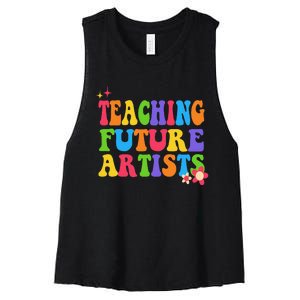 Teaching Future Artists  Women's Racerback Cropped Tank