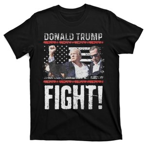 Trump Fist American Flag Patriotic Pride T-Shirt