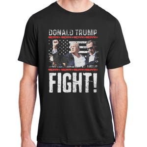 Trump Fist American Flag Patriotic Pride Adult ChromaSoft Performance T-Shirt