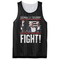 Trump Fist American Flag Patriotic Pride Mesh Reversible Basketball Jersey Tank