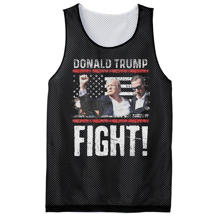 Trump Fist American Flag Patriotic Pride Mesh Reversible Basketball Jersey Tank