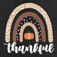 Thankful Fall Autumn Pumpkin Rainbow Cool Comfort Performance Bucket Hat