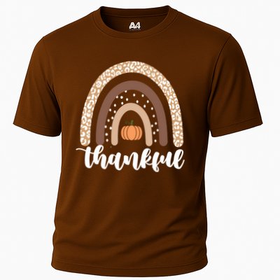 Thankful Fall Autumn Pumpkin Rainbow Performance Shirt