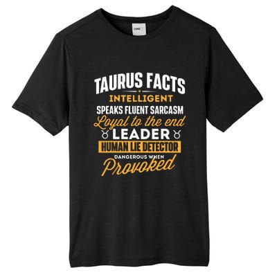 Taurus Facts Astrology Astrologer Horoscope Zodiac Sign Tall Fusion ChromaSoft Performance T-Shirt