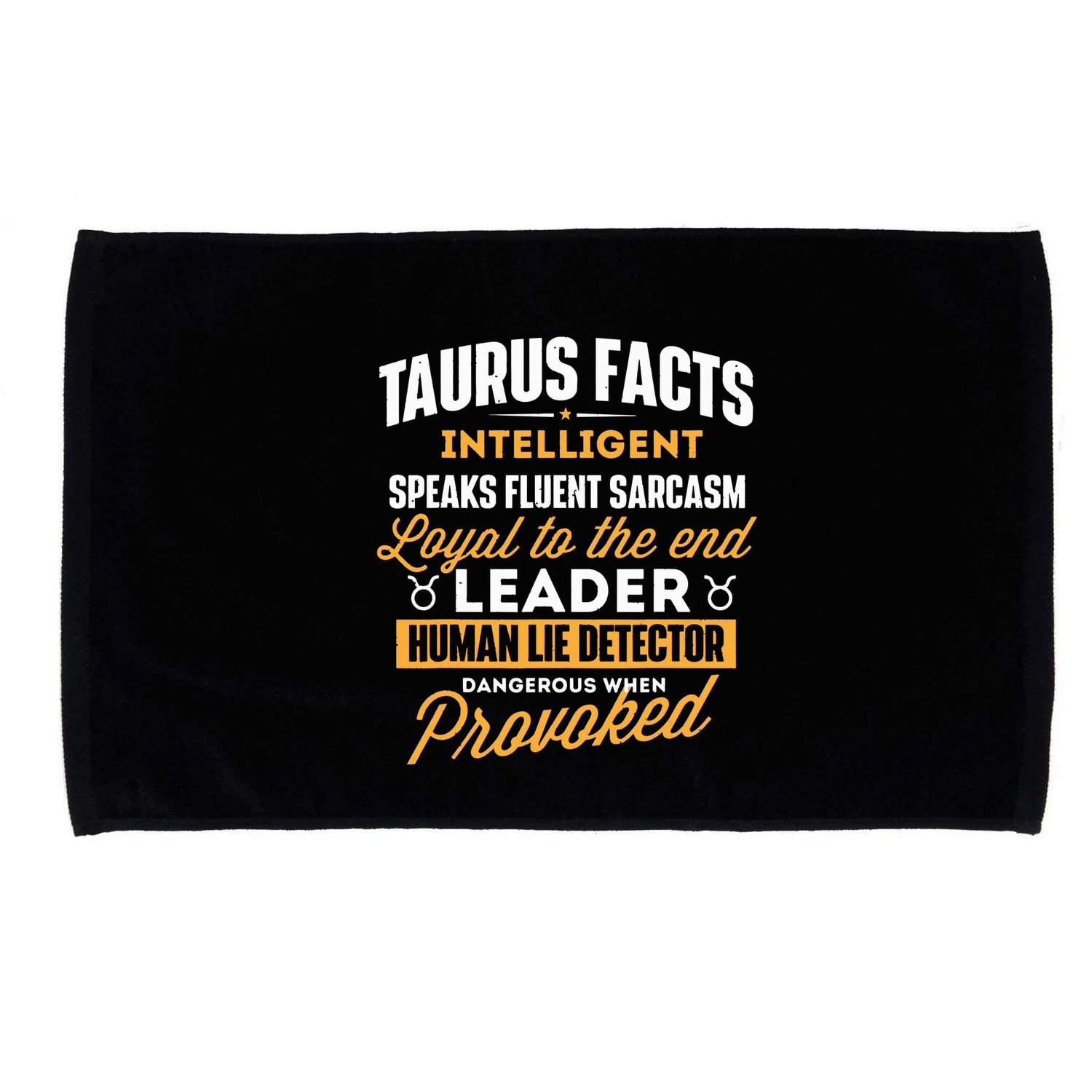Taurus Facts Astrology Astrologer Horoscope Zodiac Sign Microfiber Hand Towel