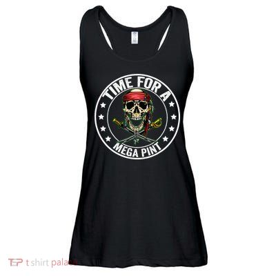 Time For A Mega Pint Ladies Essential Flowy Tank