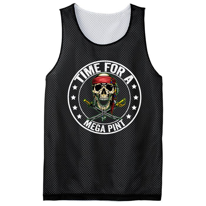 Time For A Mega Pint Mesh Reversible Basketball Jersey Tank