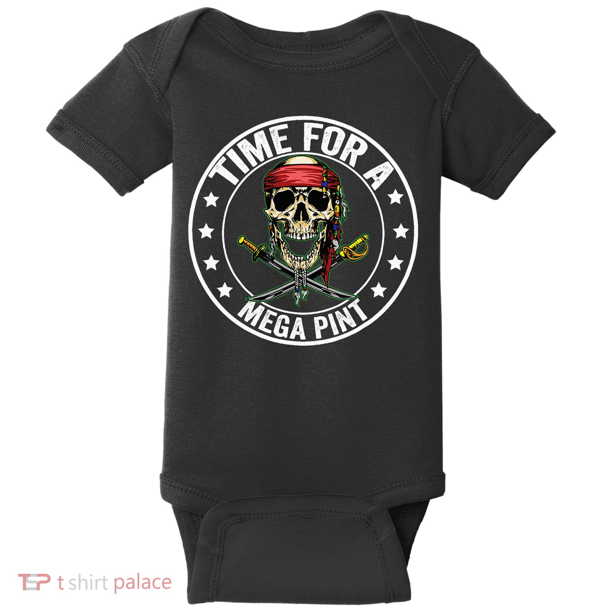 Time For A Mega Pint Baby Bodysuit