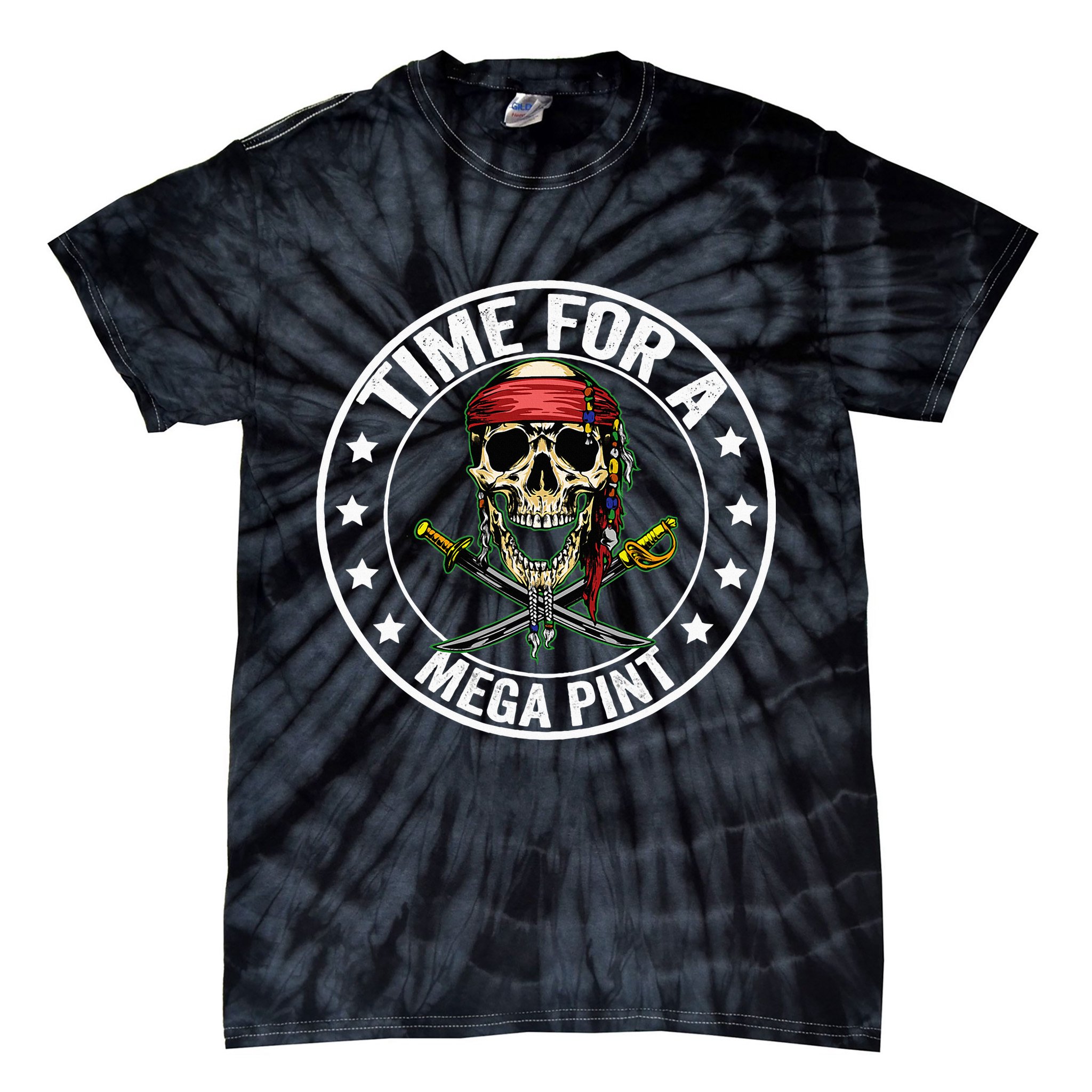 Time For A Mega Pint Tie-Dye T-Shirt